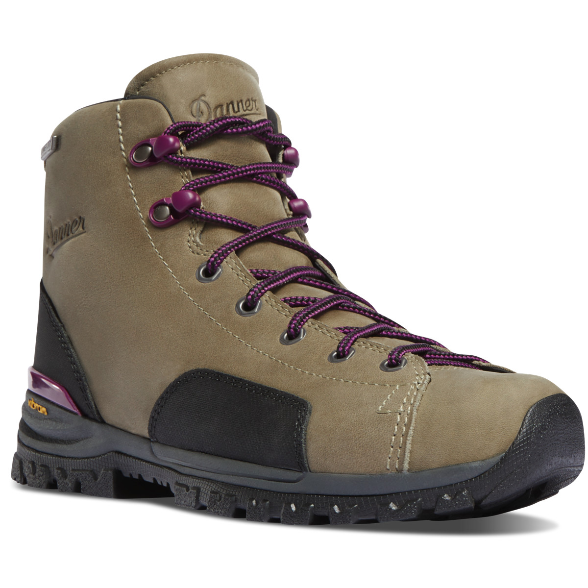 Danner Stronghold Composite Toe Khaki/Black Work Boots Womens - South Africa 02174JXMO